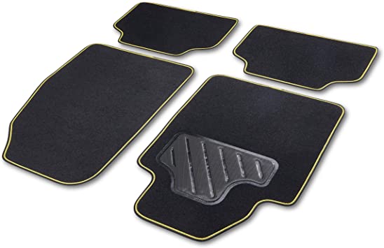 Alfombrillas de coche amarilla